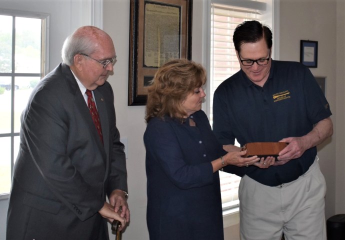Commissioners Present Order of the Brick to James H. “Jay” Lucas image
