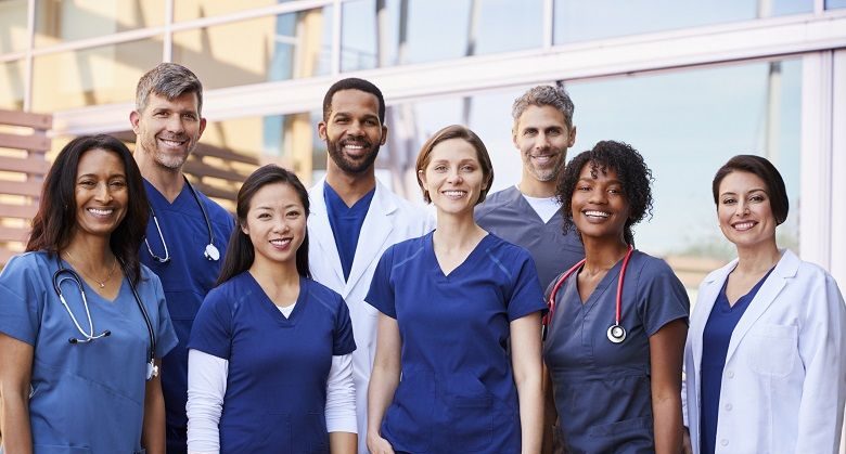 Stock photo of a group of nurses